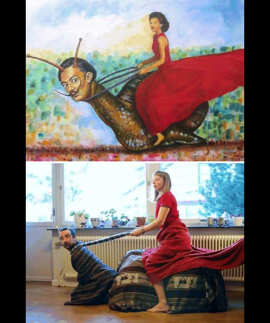 People Humorously Reproduce Renowned Canvases And The Outcomes Are Astonishing